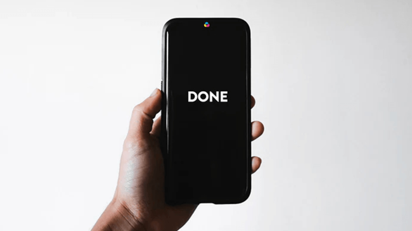 glue-free privacy sticker on phone