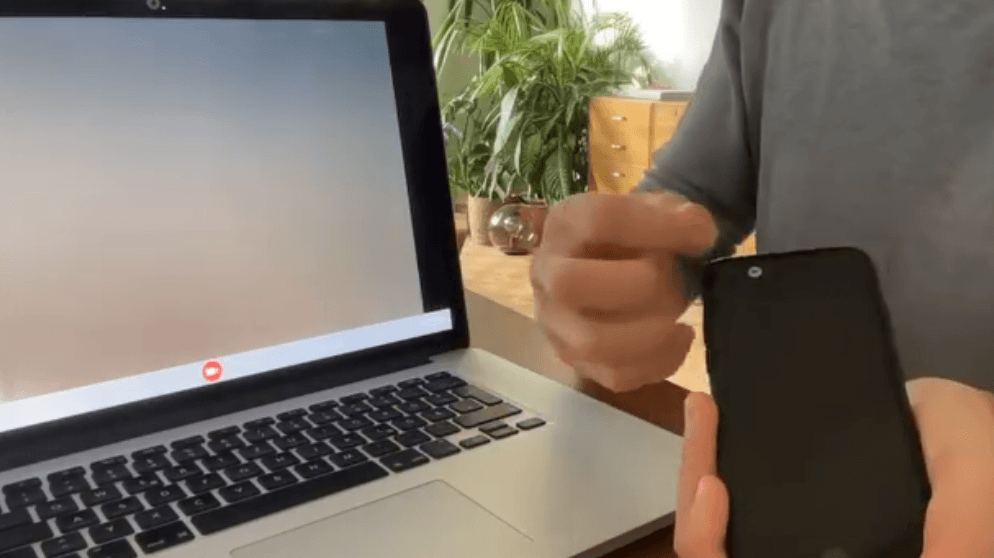 Image showing How CamTag webcam covers work on a laptop and a smart phone