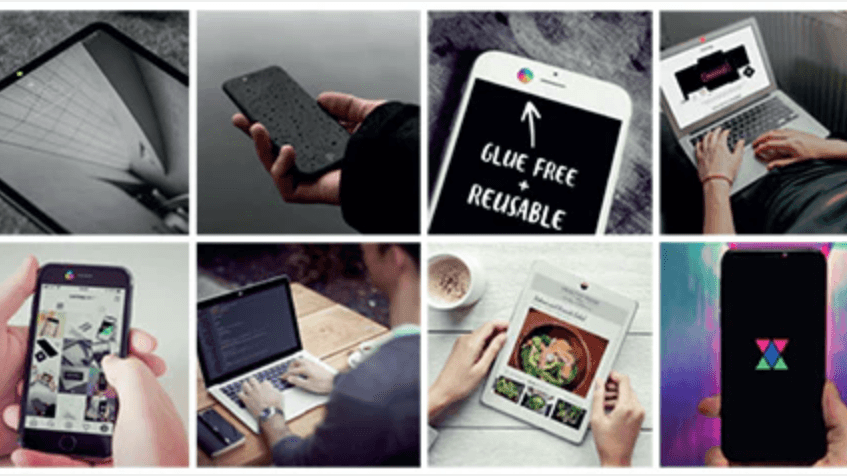 CamTag reusable privacy stickers on Instagram