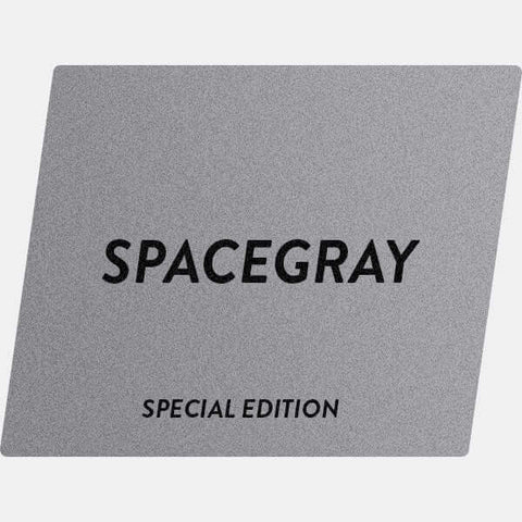 Spacegray Reusable MacBook & Privacy Stickers