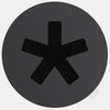 spaceblack "Asterisk" reusable macbook sticker tabtag