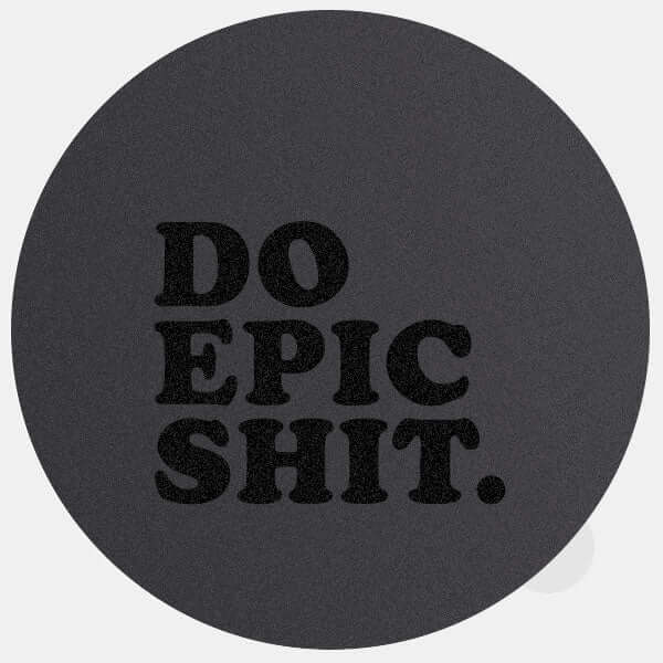 spaceblack Do Epic Shit reusable macbook sticker tabtag