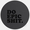 spaceblack "DoEpicShit" reusable macbook sticker tabtag