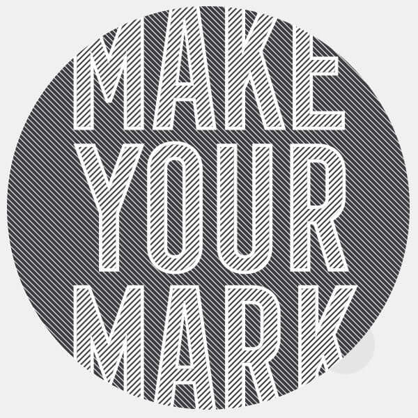 spaceblack Make Your Mark reusable macbook sticker tabtag
