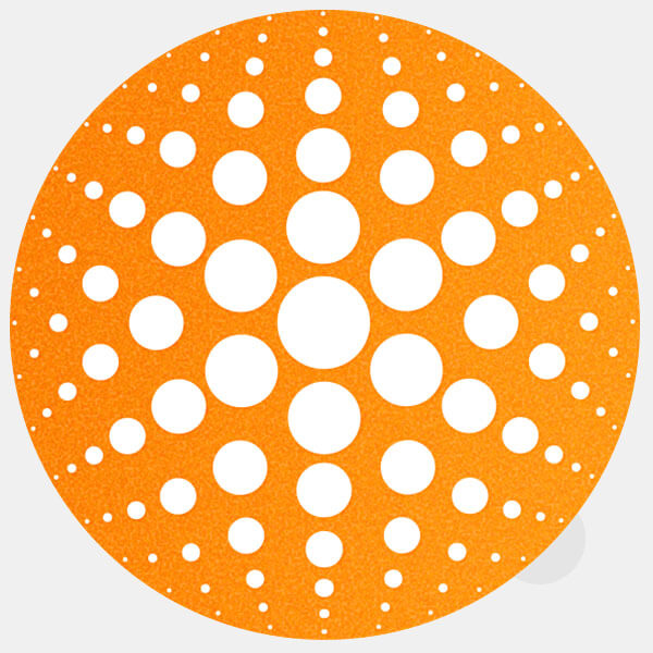 neon orange "dot pattern 3" reusable macbook sticker tabtag
