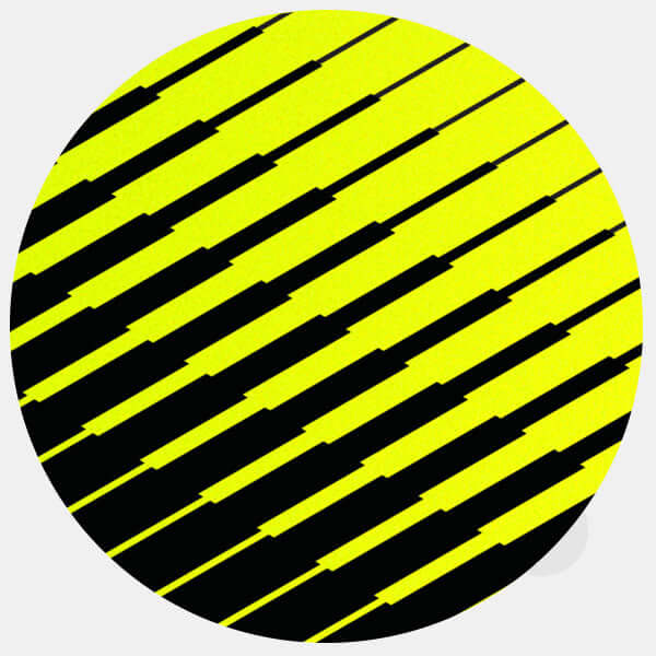 neon yellow "line pattern 1" reusable macbook sticker tabtag