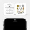 golden silver spacegray copper "color set" reusable privacy sticker sets CamTag on phone