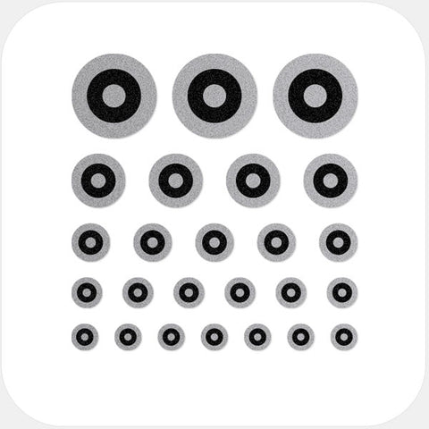 spacegray "target" reusable privacy sticker set CamTag