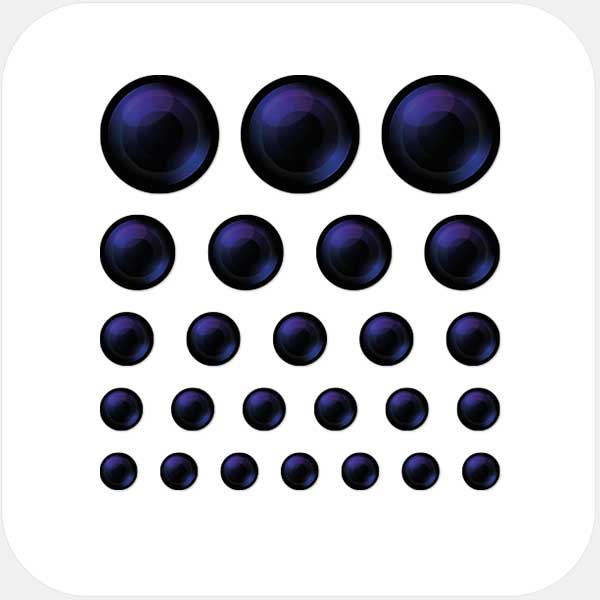 Webcam Reusable Webcam Cover Sticker Set with multi-size assortment for phones laptops tablets and desktop computers | CamTag