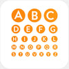 neon orange "alphabet set" reusable privacy sticker sets CamTag