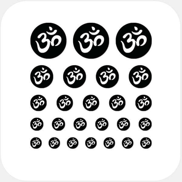 reusable webcam privacy sticker sheet with 25 pieces for laptops laptops tablets and smartphones – black Om CamTag