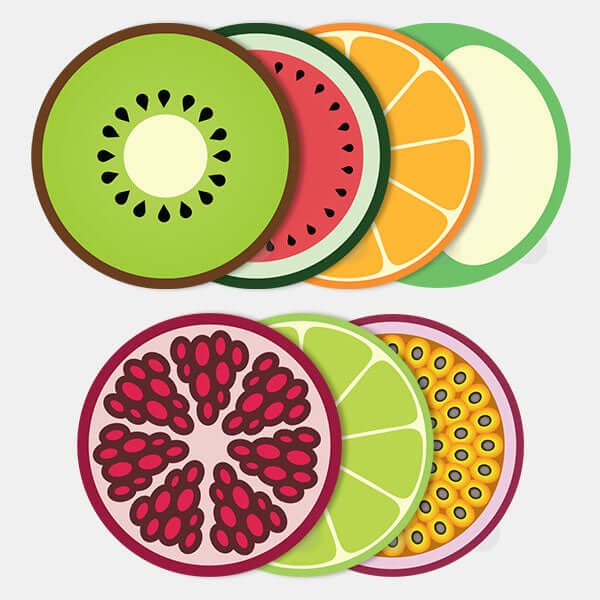 stacked fruit pack reusable macbook sticker tabtag