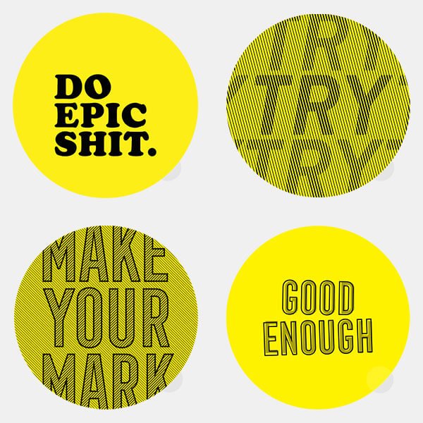 inspirational pack reusable macbook sticker tabtag