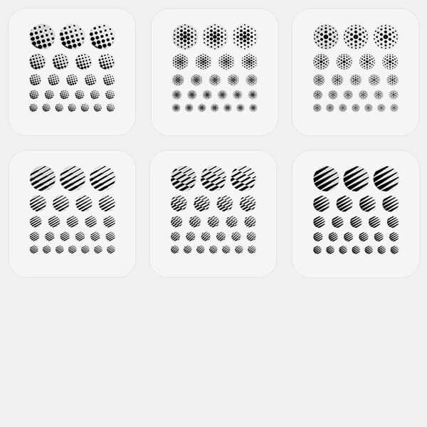 silver patterns pack reusable privacy sticker set CamTag