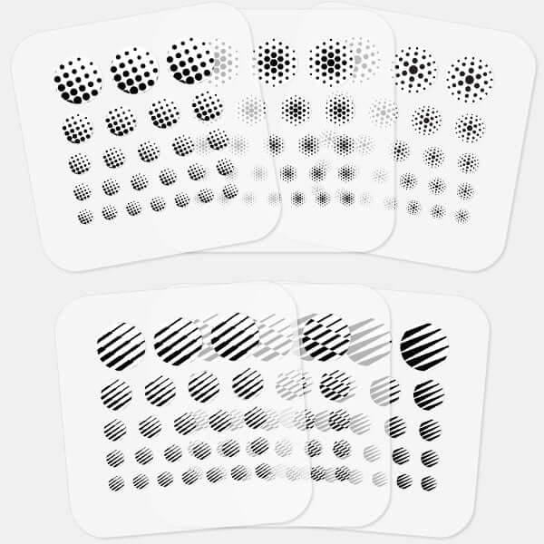 stacked patterns pack reusable privacy sticker set CamTag