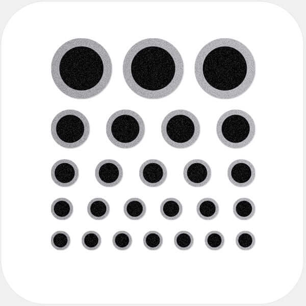Spacegray Ring Reusable Webcam Cover set with multiple sizes for phones laptops tablets and desktops | CamTag