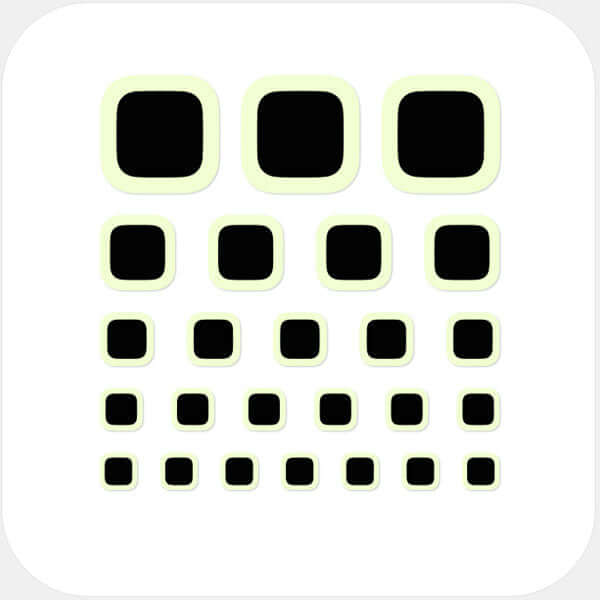 Reusable webcam privacy cover set with multiple sizes for phones laptops tablets and desktops – luminescent day Square CamTag
