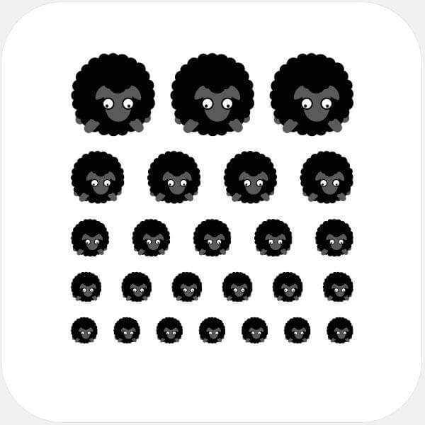 reusable camera blocker sticker set with 25 pieces in multiple sizes for phones laptops tablets and desktop computers – Black Sheep CamTag