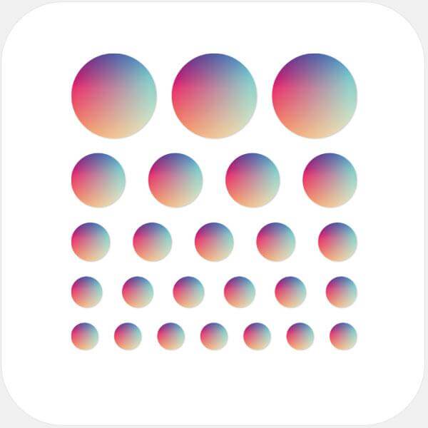 colorful gradient reusable privacy sticker set CamTag