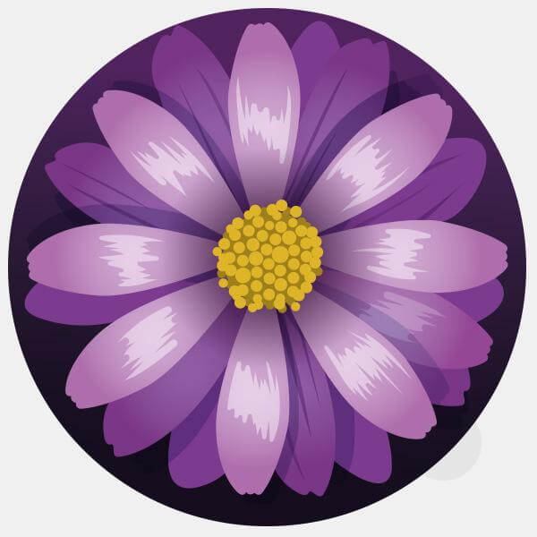 Flower reusable macbook sticker tabtag by plugyou