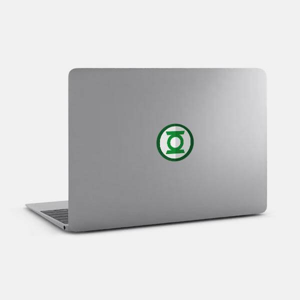 green lantern reusable macbook sticker tabtag on a mac by plugyou on sale