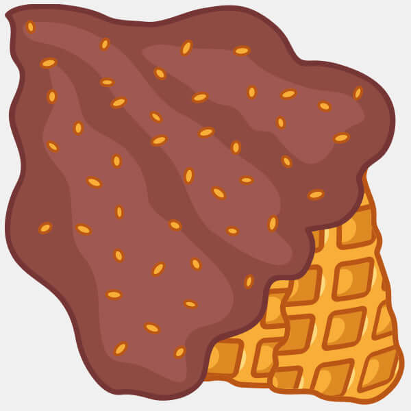 chocolate ice cream reusable macbook sticker tabtag