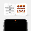 planets "Mars" reusable privacy sticker CamTag on phone