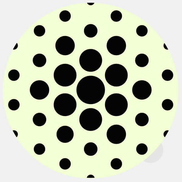 luminescent day Pattern Dots 2 reusable macbook sticker tabtag