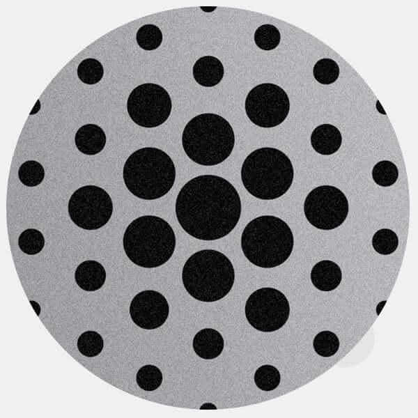 spacegray dot pattern 2 reusable macbook sticker tabtag