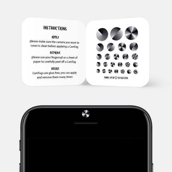 black/white set” privacy stickers