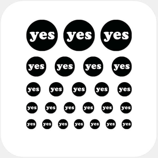 reusable webcam cover sticker sheet with multi-size assortment for laptops tablets and smartphones – black Yes CamTag