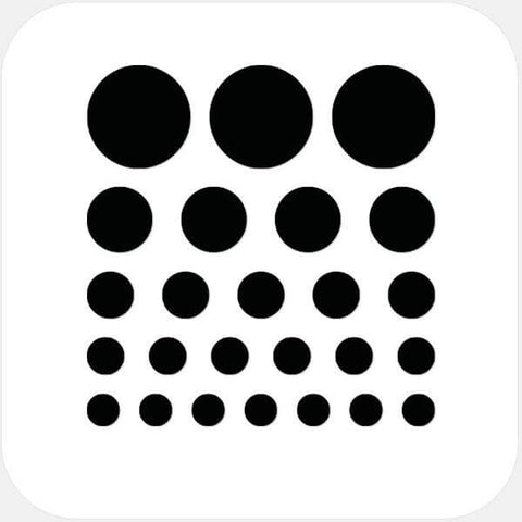 dark "black" reusable privacy sticker set CamTag