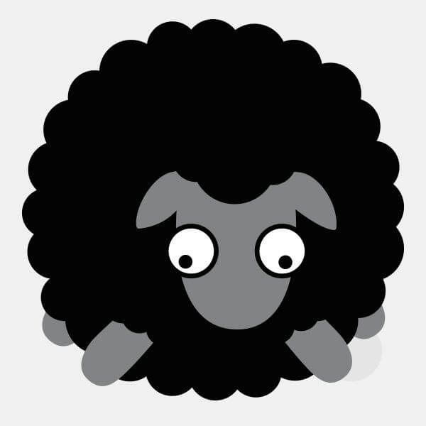 black sheep reusable macbook sticker tabtag