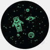 luminescent night "GetLostInSpace" reusable macbook sticker tabtag