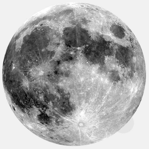 Gray Full Moon Reusable MacBook Sticker | TabTag