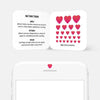 color "heart" reusable privacy sticker CamTag on phone