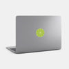 food "lime" reusable macbook sticker tabtag on a mac