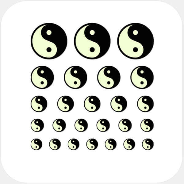 Luminescent Day Yin & Yang Reusable Webcam Cover set with multiple sizes for phones laptops tablets and desktops | CamTag
