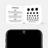 dark "ring" reusable privacy sticker CamTag on phone