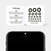 luminescent day "star" reusable privacy sticker CamTag on phone