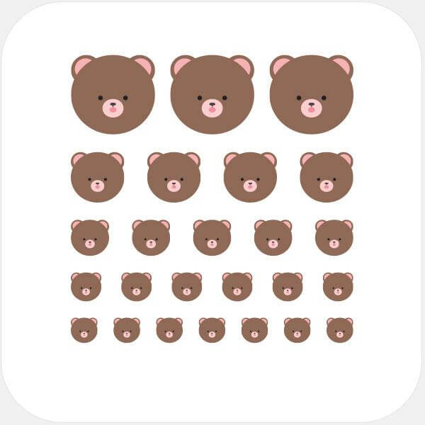 webcam privacy sticker sheet with 25 reusable multi-size covers for phones laptops tablets and desktops – Teddy Bear CamTag