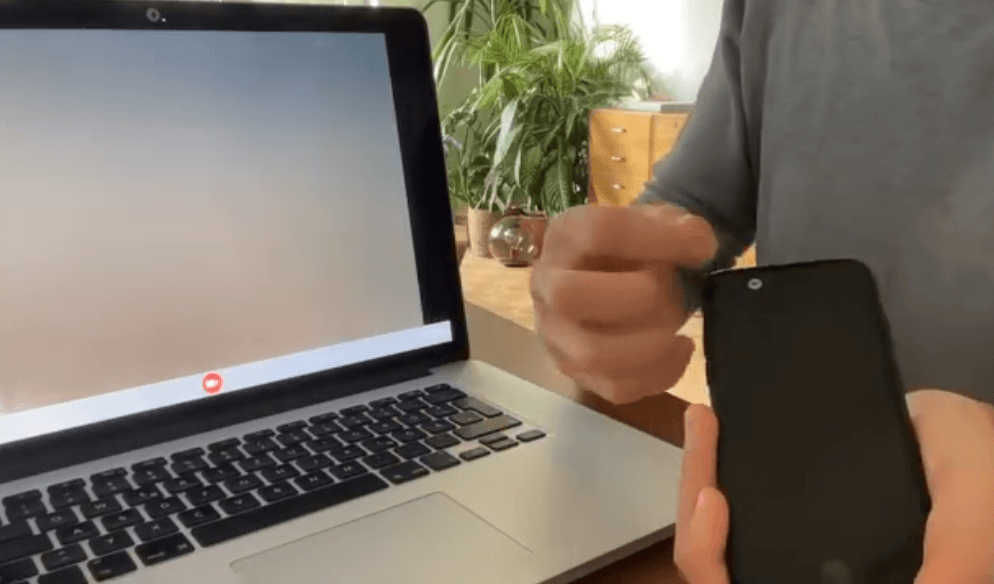 Image showing How CamTag webcam covers work on a laptop and a smart phone