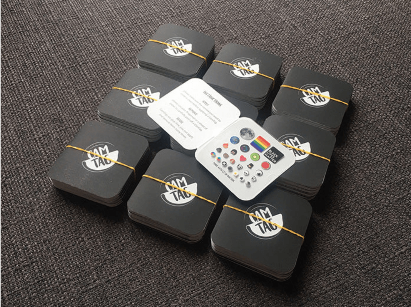packed CamTag Mixed Design Sets