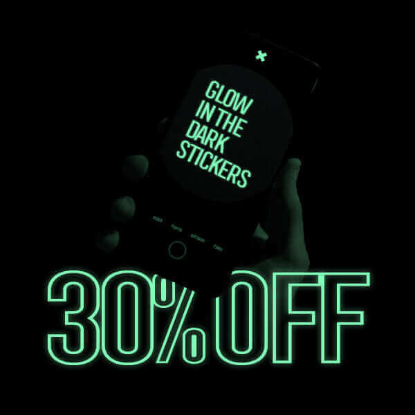 Glow in the dark Black Friday promotion