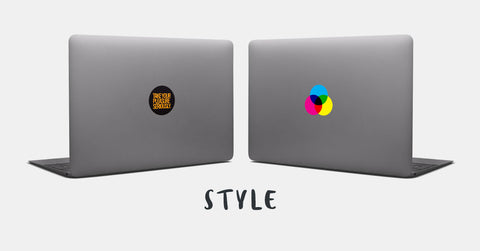 Reusable MacBook Stickers