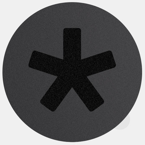 spaceblack "Asterisk" reusable macbook sticker tabtag