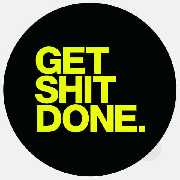 neon yellow get shit done reusable macbook sticker tabtag