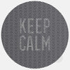 spaceblack "KeepCalm" reusable macbook sticker tabtag