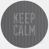 spaceblack "KeepCalm" reusable macbook sticker tabtag