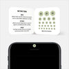 luminescent day "PatternDots3" reusable privacy sticker CamTag on phone